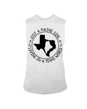 MAINE GIRL LIVING IN TEXAS Sleeveless Tee tile