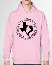 MAINE GIRL LIVING IN TEXAS Hooded Sweatshirt garment-hooded-sweatshirt-front-04