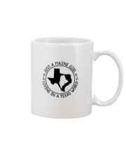 MAINE GIRL LIVING IN TEXAS Mug tile