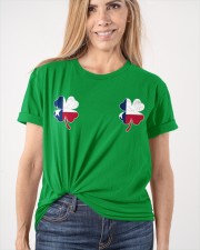 Texas Flag - Four Leaf Clover Classic T-Shirt apparel-classic-tshirt-lifestyle-front-101