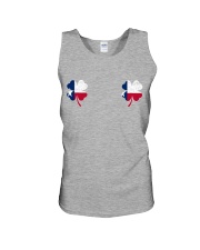 Texas Flag - Four Leaf Clover Unisex Tank tile