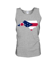 OHIO FLAG IN NORTH CAROLINA Unisex Tank tile