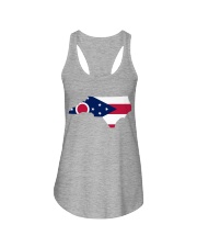OHIO FLAG IN NORTH CAROLINA Ladies Flowy Tank tile