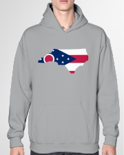 OHIO FLAG IN NORTH CAROLINA Hooded Sweatshirt garment-hooded-sweatshirt-front-04
