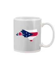 OHIO FLAG IN NORTH CAROLINA Mug tile