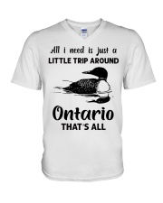 A Little Trip Around Ontario V-Neck T-Shirt tile