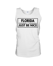 Florida Just Be Nice Unisex Tank tile