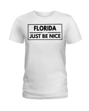 Florida Just Be Nice Ladies T-Shirt tile
