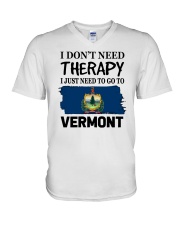 Therapy - Go To Vermont V-Neck T-Shirt tile