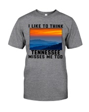 Tennessee Misses Me Too Classic T-Shirt front