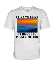Tennessee Misses Me Too V-Neck T-Shirt tile