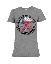 Tennessee Roots - Living In Texas Premium Fit Ladies Tee tile