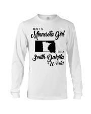 MINNESOTA GIRL IN SOUTH DAKOTA Long Sleeve Tee tile