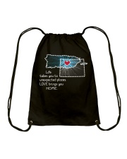 PUERTO RICO COLORADO LOVE BRINGS YOU HOME Drawstring Bag tile