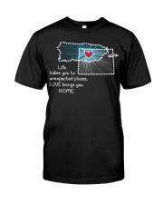PUERTO RICO COLORADO LOVE BRINGS YOU HOME Premium Fit Mens Tee tile