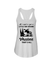 A Little Trip Around Maine Ladies Flowy Tank tile