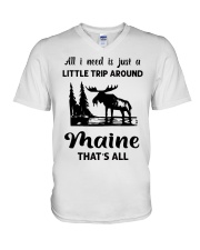 A Little Trip Around Maine V-Neck T-Shirt tile