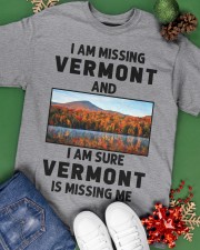 I Am Missing Vermont Classic T-Shirt apparel-classic-tshirt-lifestyle-back-69