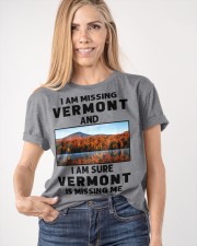 I Am Missing Vermont Classic T-Shirt apparel-classic-tshirt-lifestyle-front-100