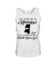 LIFE TOOK TO MISSISSIPPI BE A PUERTO RICAN GIRL Unisex Tank tile