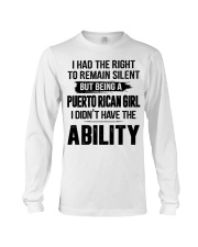 BEING A PUERTO RICAN GIRL Long Sleeve Tee tile