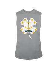 Flag Rhode Island Four Leaf Clover Sleeveless Tee tile