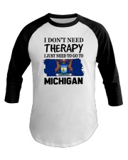 Therapy - Go To Michigan Baseball Tee tile