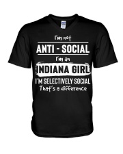 Indiana Girl - Selective Social V-Neck T-Shirt tile