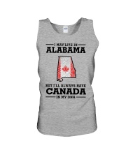 LIVE IN ALABAMA CANADA IN MY DNA Unisex Tank tile