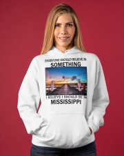 Should Be In Mississippi Hooded Sweatshirt apparel-hooded-sweatshirt-lifestyle-front-86