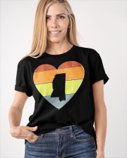 Mississippi - Heart Vintage Classic T-Shirt apparel-classic-tshirt-lifestyle-front-100
