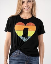 Mississippi - Heart Vintage Classic T-Shirt apparel-classic-tshirt-lifestyle-front-101