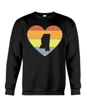 Mississippi - Heart Vintage Crewneck Sweatshirt tile