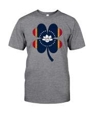 Flag Mississippi Four Leaf Clover Classic T-Shirt tile