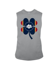 Flag Mississippi Four Leaf Clover Sleeveless Tee tile