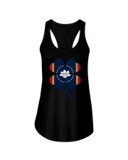 Flag Mississippi Four Leaf Clover Ladies Flowy Tank tile