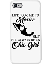 OHIO GIRL LIFE TOOK ME TO MEXICO Phone Case tile