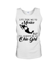 OHIO GIRL LIFE TOOK ME TO MEXICO Unisex Tank tile