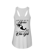OHIO GIRL LIFE TOOK ME TO MEXICO Ladies Flowy Tank tile