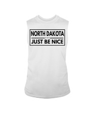 North Dakota Just Be Nice Sleeveless Tee tile