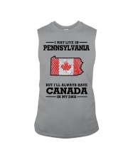 LIVE IN PENNSYLVANIA CANADA IN MY DNA Sleeveless Tee tile