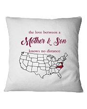 The Love Mother Son North Carolina Maryland Square Pillowcase tile