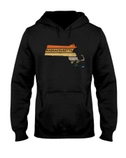 Retro Massachusetts Hooded Sweatshirt tile