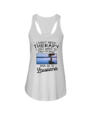 Pack My Bags - Go To Louisiana Ladies Flowy Tank tile
