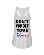 Texas Flag Don't Forget Your Roots Ladies Flowy Tank tile