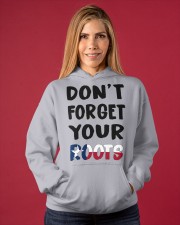 Texas Flag Don't Forget Your Roots Hooded Sweatshirt apparel-hooded-sweatshirt-lifestyle-front-86