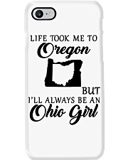 OHIO GIRL LIFE TOOK ME TO OREGON Phone Case tile