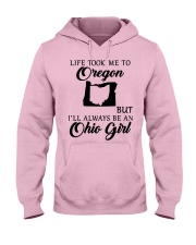 OHIO GIRL LIFE TOOK ME TO OREGON Hooded Sweatshirt front