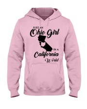 OHIO GIRL IN CALIFORNIA Hooded Sweatshirt front
