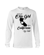 OHIO GIRL IN CALIFORNIA Long Sleeve Tee tile